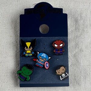 Universal Studios Kids Superhero Pin Set - Colorful